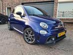 Fiat 500 Abarth 595 2020 suede nieuwstaat nl kent 1ste eigen, Auto's, Voorwielaandrijving, Stof, Blauw, Bedrijf