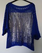 blauw zilver trui met gaten, Kleding | Dames, Blauw, Nieuw, Ophalen of Verzenden, ANDERE