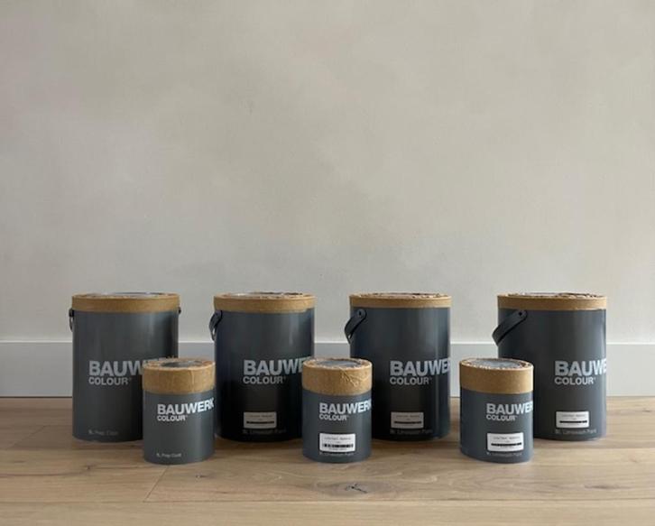 Bauwerk Colour - Lime Wash Paint Mykonos + Prep Coat, Bricolage & Construction, Peinture, Vernis & Laque, Neuf, Peinture, 5 à 10 litres