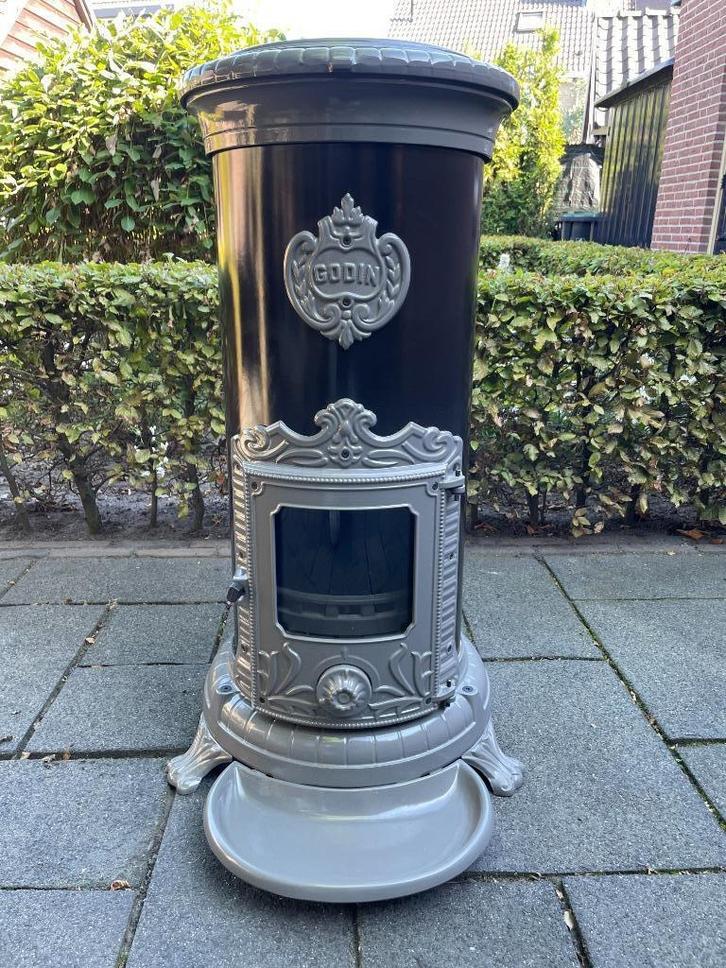 Prachtige NIEUWE Godin houtkachel 7,5KW energieklasse A!!, Huis en Inrichting, Kachels, Nieuw, Vrijstaand, Houtkachel, Hout, Ophalen