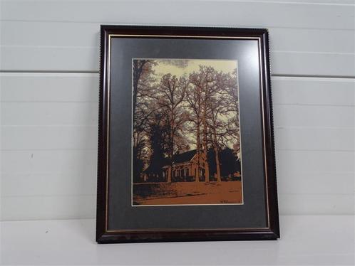 A4925 Kunstzinnige gesigneerde druk, Antiek en Kunst, Kunst | Etsen en Gravures, Ophalen of Verzenden