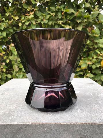 Val St Lambert vaas Art Deco beschikbaar voor biedingen