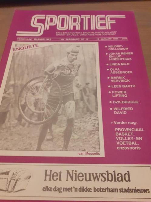 Sportief Januari 1984 1ste jaargang nr 12, Sport en Fitness, Wielrennen, Zo goed als nieuw, Ophalen of Verzenden