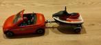 Playmobil auto + jet ski, Kinderen en Baby's, Speelgoed | Playmobil, Zo goed als nieuw, Ophalen