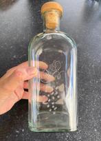 Glazen Wijnkaraf met Kurken stop, Verzamelen, Wijnen, Ophalen of Verzenden, Zo goed als nieuw