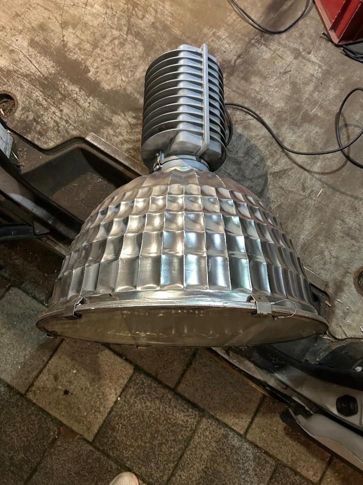 Industriële Lamp, Huis en Inrichting, Lampen | Hanglampen, Gebruikt, 75 cm of meer, Metaal, Ophalen of Verzenden