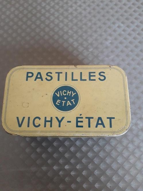Oud blikje Pastilles Vichy - état, Collections, Boîte en métal, Utilisé, Autre, Autres marques, Enlèvement ou Envoi