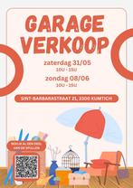 Garageverkoop 31 mei & 8 juni - verkoop volledige inboedel, Ophalen, Gebruikt