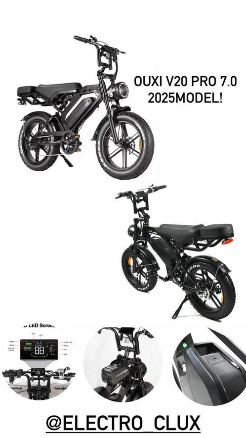 Fatbike V20 Pro 7.0 2025 Model, Fietsen en Brommers, Minibikes, Midibikes en Pitbikes, Nieuw, Ophalen