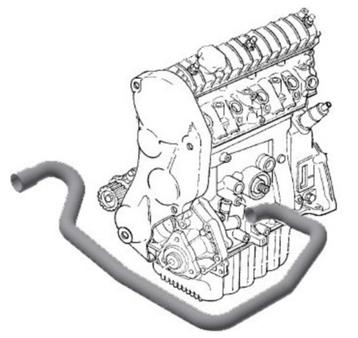 Onderste radiatorslang Volvo 340 B172 en Diesel beschikbaar voor biedingen