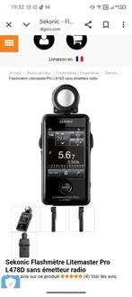 Sekonic litemaster pro L-478D, Enlèvement ou Envoi, Comme neuf, Lampe ou Kit de flash
