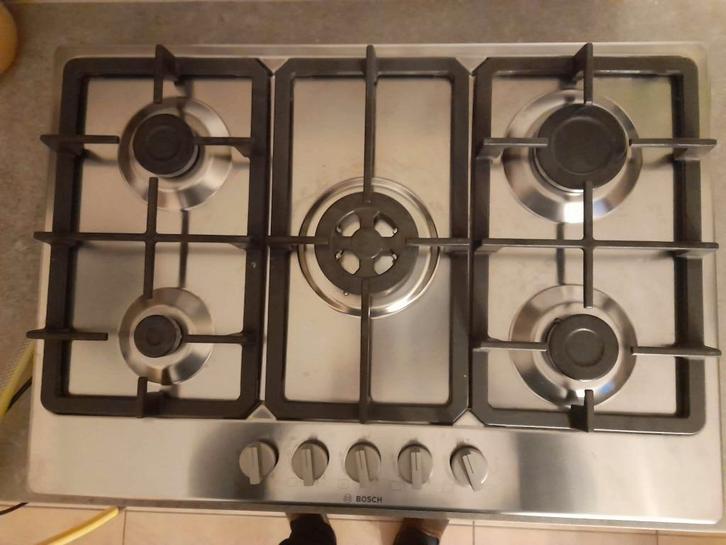 Cuisinière à gaz Bosch PGQ7B5B 90/76, Electroménager, Tables de cuisson, Utilisé, Encastré, 5 zones de cuisson ou plus, Enlèvement