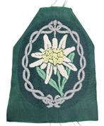 Gebirgsjäger ww2 Sleeve Edelweiss patch, Verzamelen, Militaria | Tweede Wereldoorlog, Verzenden