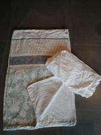 1-persoons fleece dekbedovertrek + hoeslaken wit j, Ophalen, Gebruikt, Eenpersoons, Wit