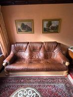 Salon - Echt leer & Hout, Ophalen, Gebruikt, Hout