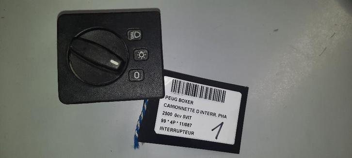 SCHAKELAAR Peugeot Boxer (230L) (01-1994/04-2002), Auto-onderdelen, Dashboard en Schakelaars, Peugeot, Gebruikt