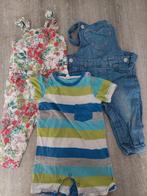 2 jumpsuits en 1 playsuit maat 74, Kinderen en Baby's, Babykleding | Maat 74, Gebruikt, Ophalen of Verzenden