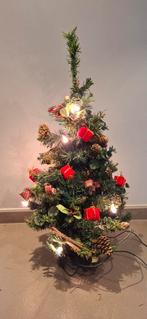 Kerstboom gedecoreerd met verlichting 63cm hoogte € 20, Ophalen of Verzenden
