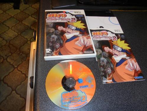 WII Naruto Clash of Ninja 2 (orig-compleet) FRANS, Games en Spelcomputers, Games | Nintendo Wii, Gebruikt, Vechten, 3 spelers of meer