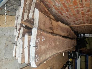 Amerikaanse Walnoot schaaldelen, Doe-het-zelf en Bouw, Hout en Planken, Ophalen, Nieuw, 250 tot 300 cm, 50 mm of meer