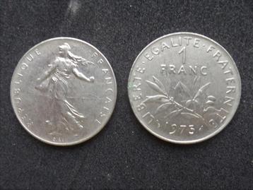 1 Franse franc (semeuse) van 1975 