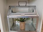 Kleine serre, glas/metaal, 25,5/5, Tuin en Terras, Kassen, Ophalen, Glas, Gebruikt, Kweekkas