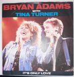 Vinyl 45trs- Bryan adams/ Tina turner - it's only love, Ophalen of Verzenden, Gebruikt