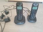 Draadloze telefoon, 2 handsets, Zo goed als nieuw, Ophalen