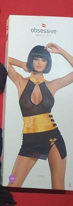 Obsessive Maiko Costume Black/Gold- S/M, Kleding | Dames, Obsessive, Ophalen of Verzenden, Zwart, Setje