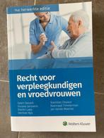 Boek verpleegkunde: Recht voor verpleegkundigen en vroedvrou, Boeken, Ophalen, Gelezen