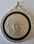 1984 Medaille Gemeente Grimbergen Jaarmarkt Runderen, Postzegels en Munten, Penningen en Medailles, Ophalen of Verzenden