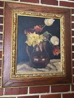 Ancien tableau, huile sur toile, nature morte, fleurs, Antiquités & Art, Art | Peinture | Classique, Enlèvement