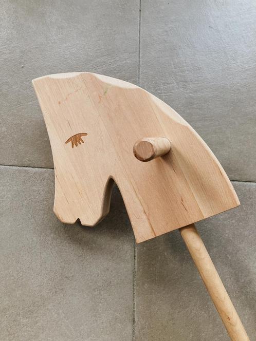 Houten stokpaard, Kinderen en Baby's, Speelgoed | Houten speelgoed, Zo goed als nieuw, Ophalen