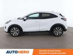 Ford Puma 1.0 EcoBoost Titanium X (bj 2021), Voorwielaandrijving, Stof, Wit, SUV of Terreinwagen