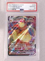 Flareon VMAX (EVS 018) - PSA10 - #144, Hobby en Vrije tijd, Ophalen of Verzenden, Nieuw, Losse kaart