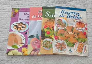Lot de 4 livres de cuisine 