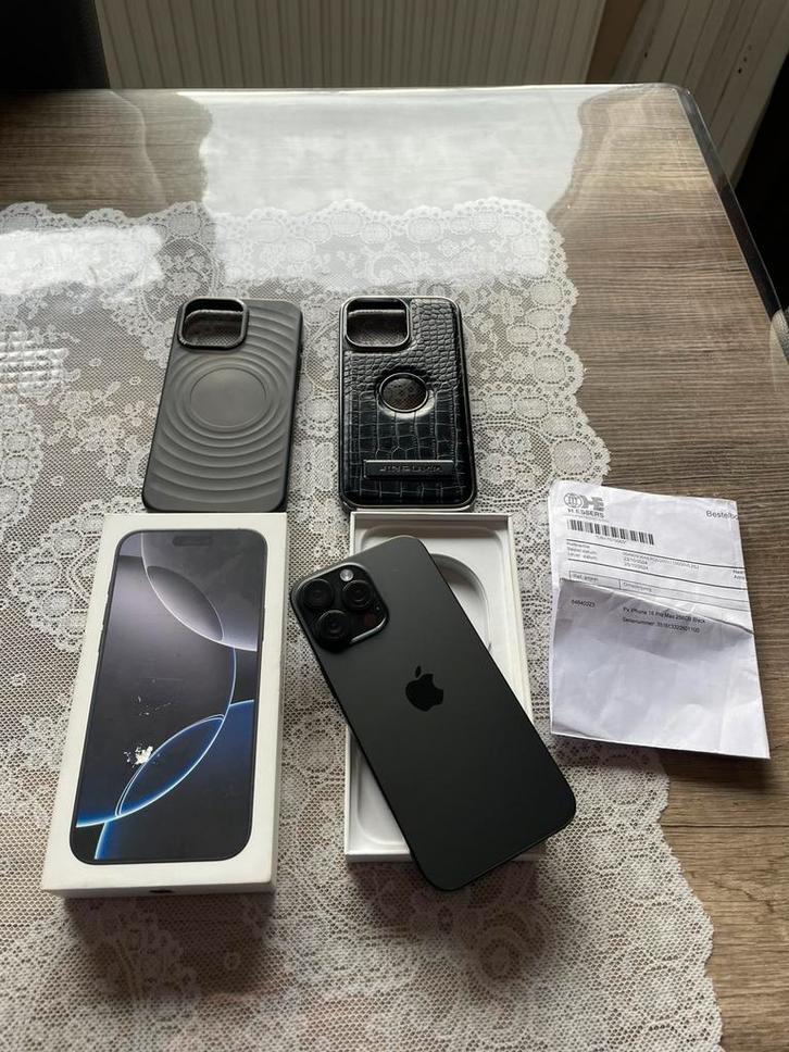 iPhone 16 Pro Max 256 GB 100%, Telecommunicatie, Mobiele telefoons | Apple iPhone, Nieuw, 256 GB, iPhone 16 Pro Max, Zwart, Ophalen