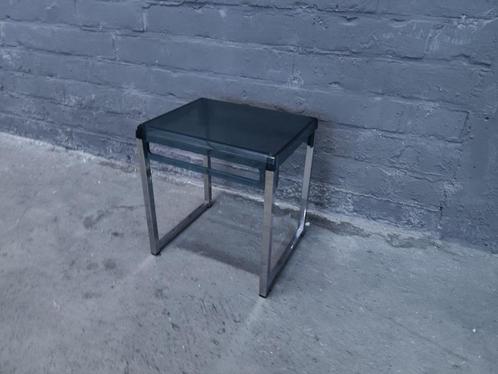 vintage bijzettafel Marc Berthier, Huis en Inrichting, Tafels | Bijzettafels, Gebruikt, Ophalen