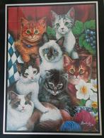 Legpuzzel met katten, ingelijst maar niet geplakt, Ophalen, 500 t/m 1500 stukjes, Zo goed als nieuw, Legpuzzel