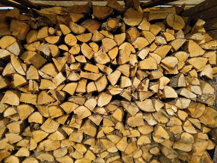 droog brandhout, Tuin en Terras, Brandhout, Blokken, Overige houtsoorten, 6 m³ of meer, Ophalen