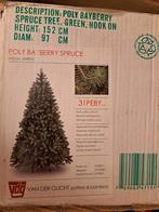 Kerstboom + kerstversiering (lichte kleuren), Ophalen, Zo goed als nieuw