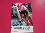 wielerkaart 2003 giro gilberto simoni signe, Comme neuf, Envoi