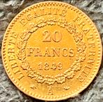 Pièce 20 Francs Or Génie 1849, Enlèvement ou Envoi, France, Or