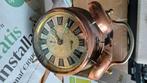 Vintage koperen wekker Kienzle Duitsland, Antiek en Kunst, Antiek | Klokken, Ophalen of Verzenden