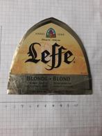 Bieretiket Leffe Blond, Verzamelen, Biermerken, Ophalen of Verzenden, Gebruikt, Leffe