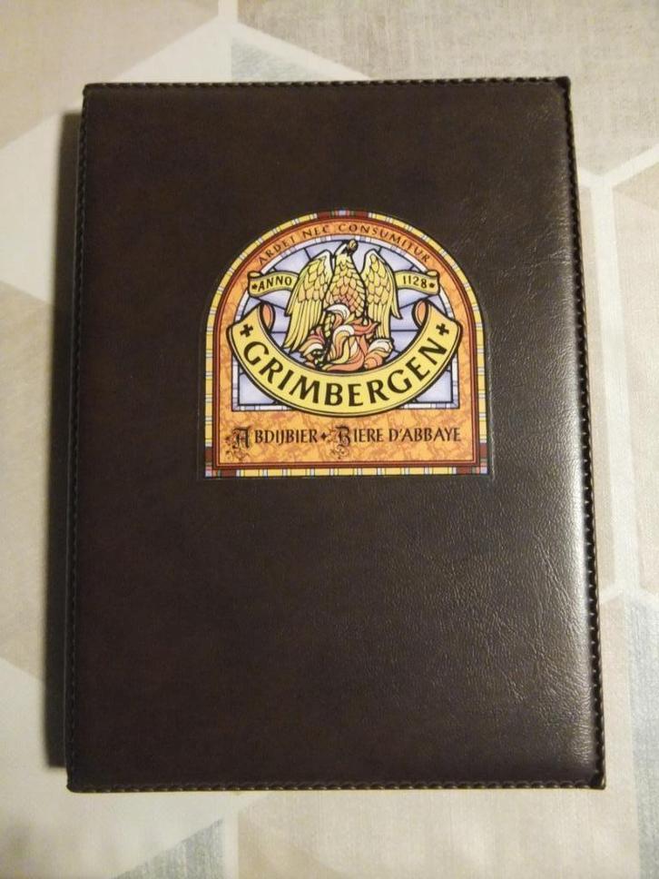 grimbergen, Verzamelen, Biermerken, Zo goed als nieuw, Reclamebord, Plaat of Schild, Ophalen of Verzenden