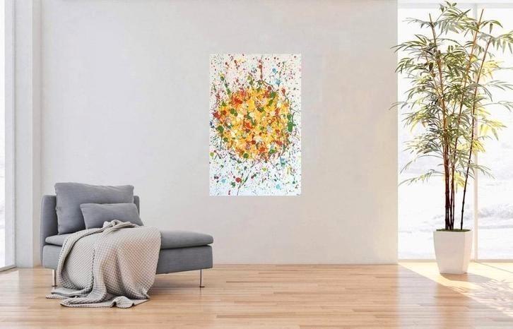 Joy of Life, Antiek en Kunst, Kunst | Schilderijen | Abstract, Ophalen of Verzenden