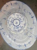 Boch servies grote schotel en borden blauw wit, Antiek en Kunst, Ophalen