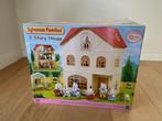Sylvanian Families groot huis + konijntjes&eekhoorn + buggy, Kinderen en Baby's, Ophalen, Zo goed als nieuw