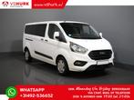 Ford Transit Custom 2.0 TDCI 130 pk L2 € 33.682,- incl. BTW/, Auto's, Bestelwagens en Lichte vracht, Parkeersensor, Wit, Bedrijf